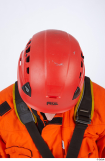 Sam Atkins Firemen in Orange Covealls Details head helmet 0006.jpg